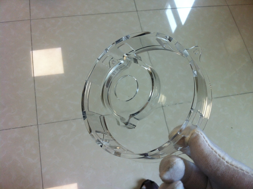 CNC Machined Clear PMMA Parts