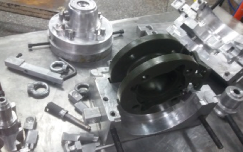 Wax injection mold, machined by DMG 5 axis CNC machine